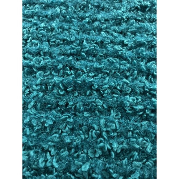 Joan Rivers Infinity Soft Knit Scarf Teal Blue Green Turquoise Stretchy - Picture 3 of 5